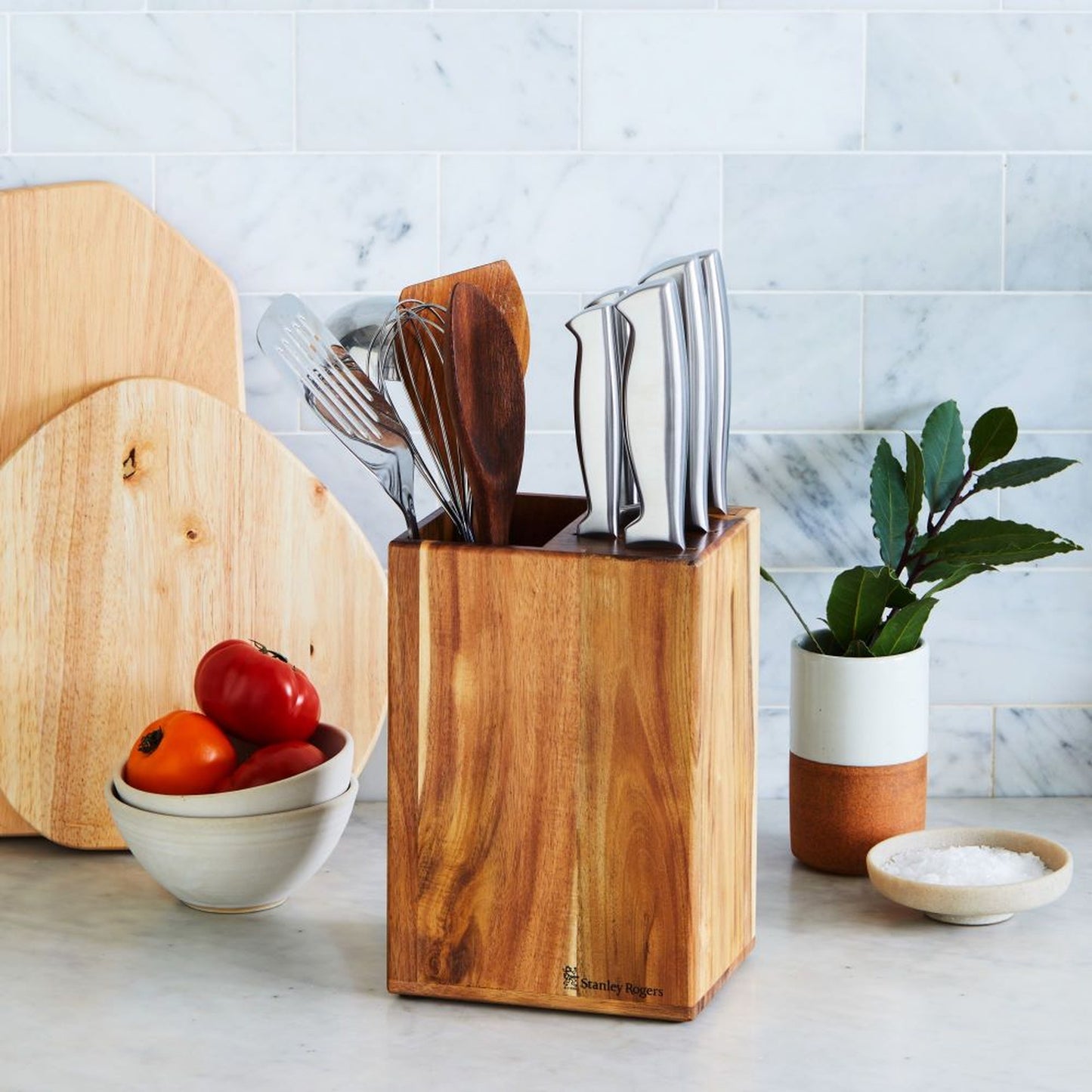 Vertical Utensil Knife Block 6-Piece