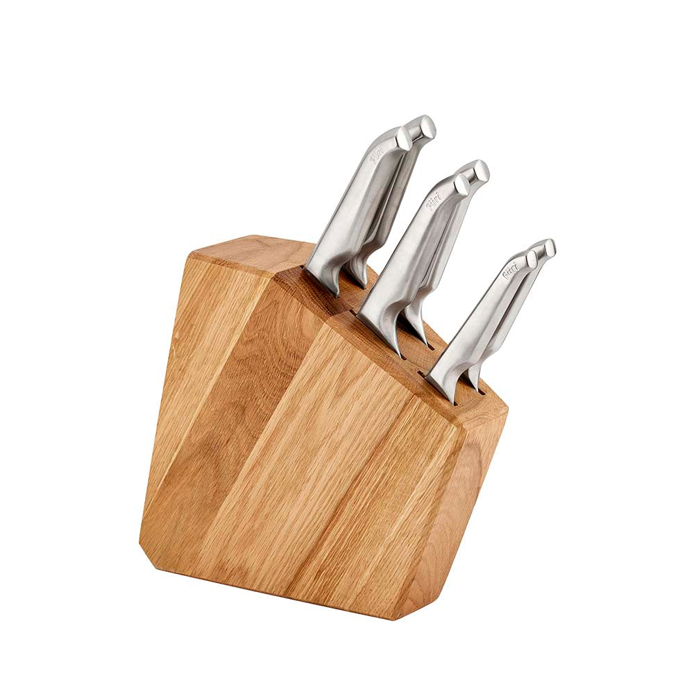 Furi Duo-Angled Block & 6 Knife Set