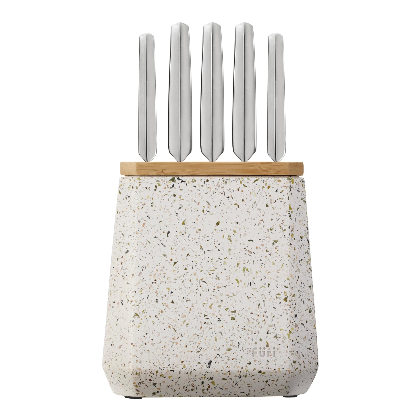New Pro Stone Block Set Olive Terrazzo 6 Piece
