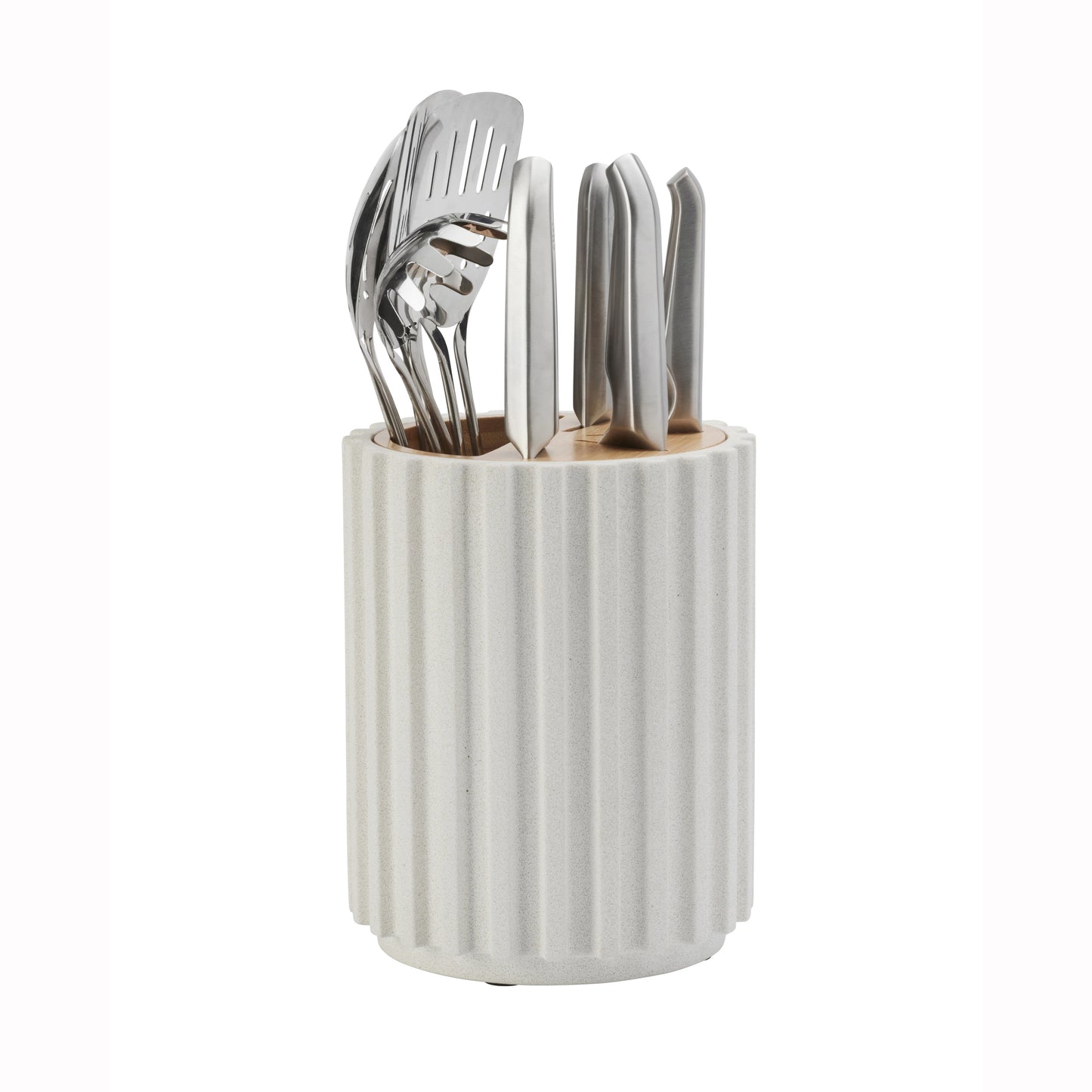 New Pro Radial Block Snow Terrazzo 5 Piece