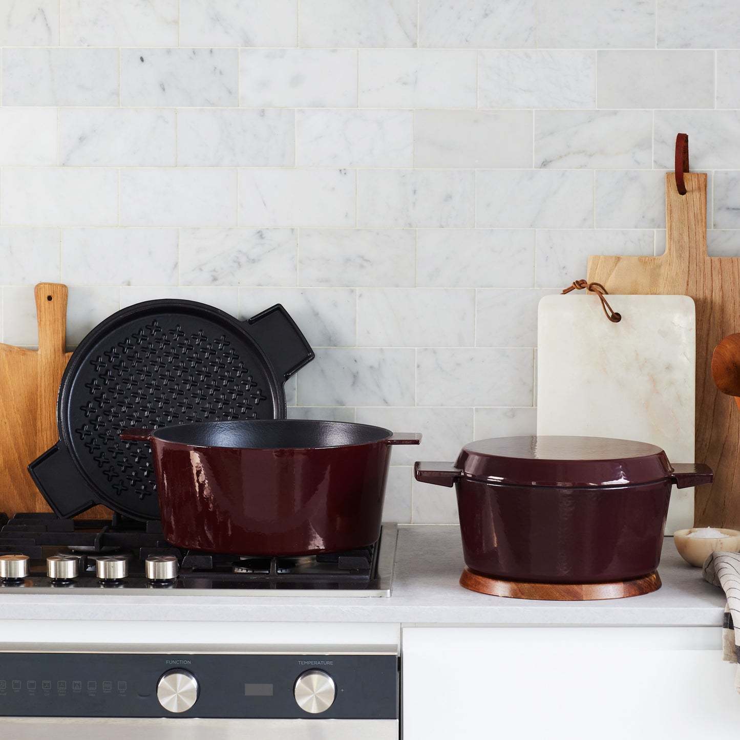 Stanley Rogers Cast Iron French Oven 24cm – Bordeaux