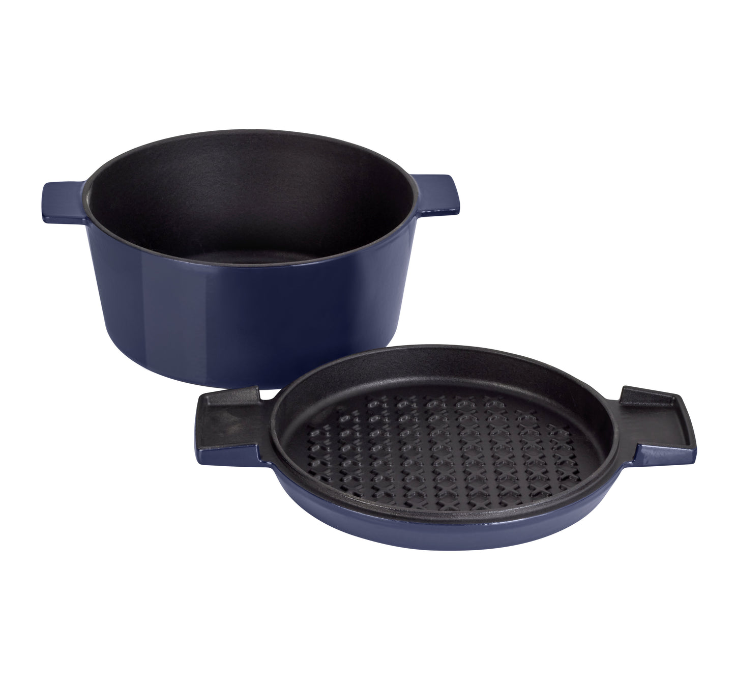 Stanley Rogers Cast Iron French Oven 24cm – Mid Blue