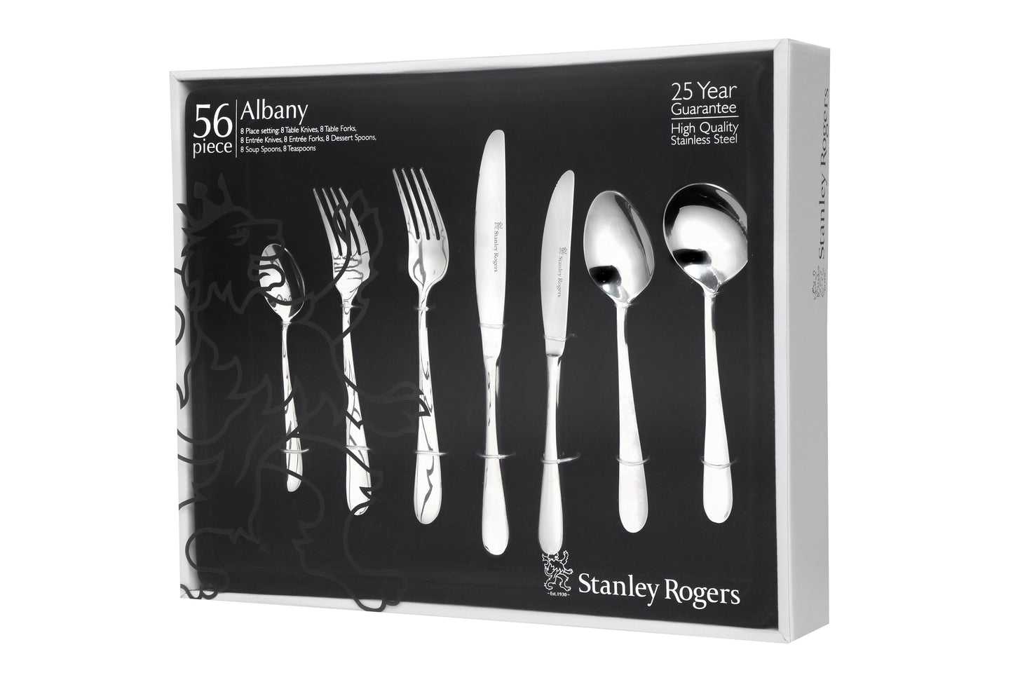 Stanley Rogers Albany 56-Piece Cutlery Set