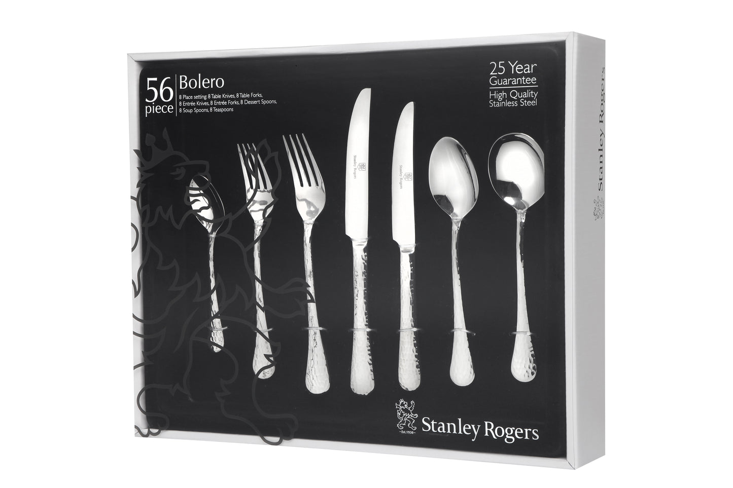 Stanley Rogers Bolero 56-Piece Cutlery Set