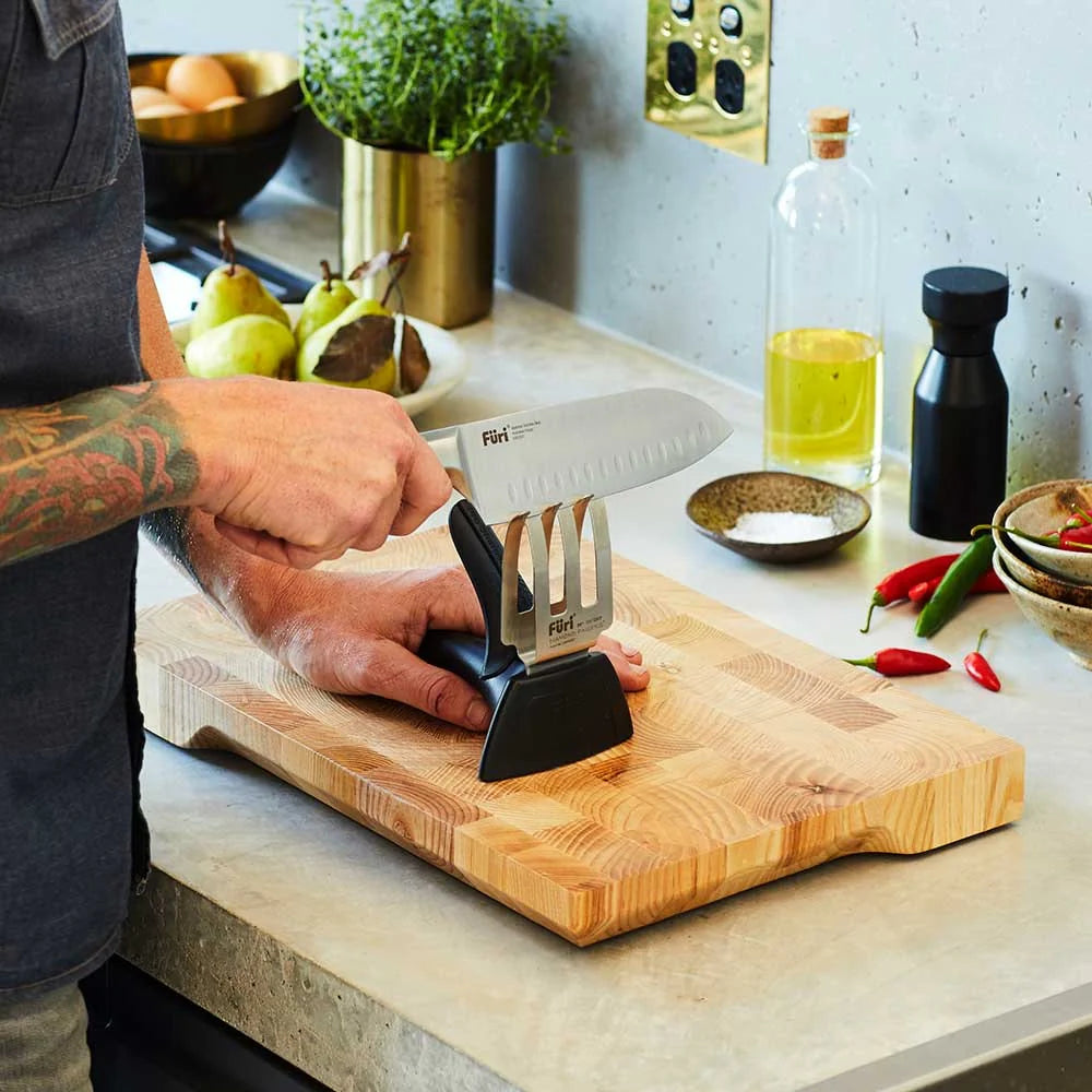 Furi Duo-Angled Block & 6 Knife Set