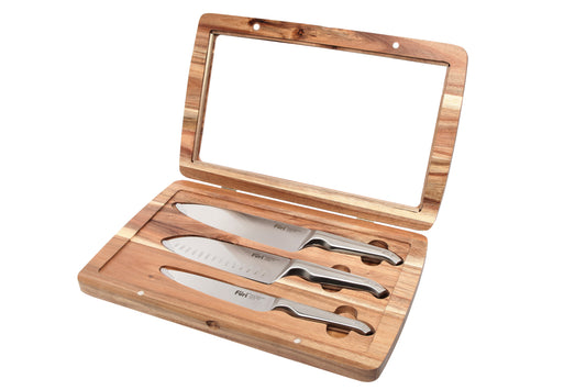 Pro Acacia Knife Set 3Pc