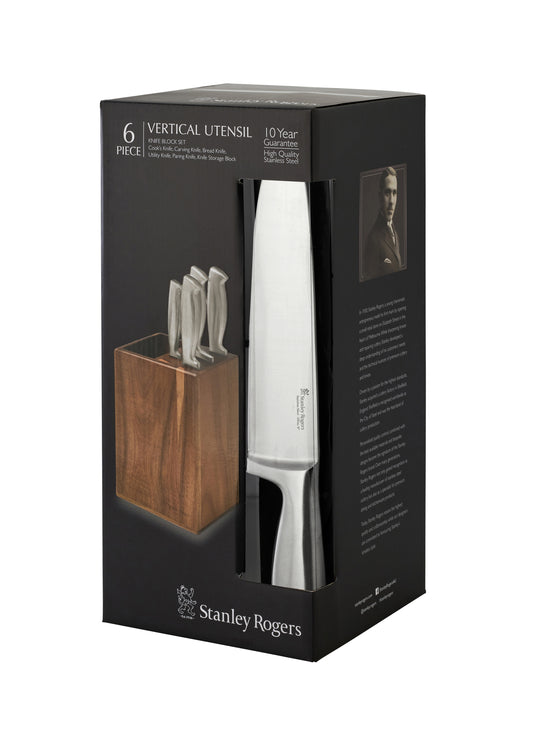 Vertical Utensil Knife Block 6-Piece