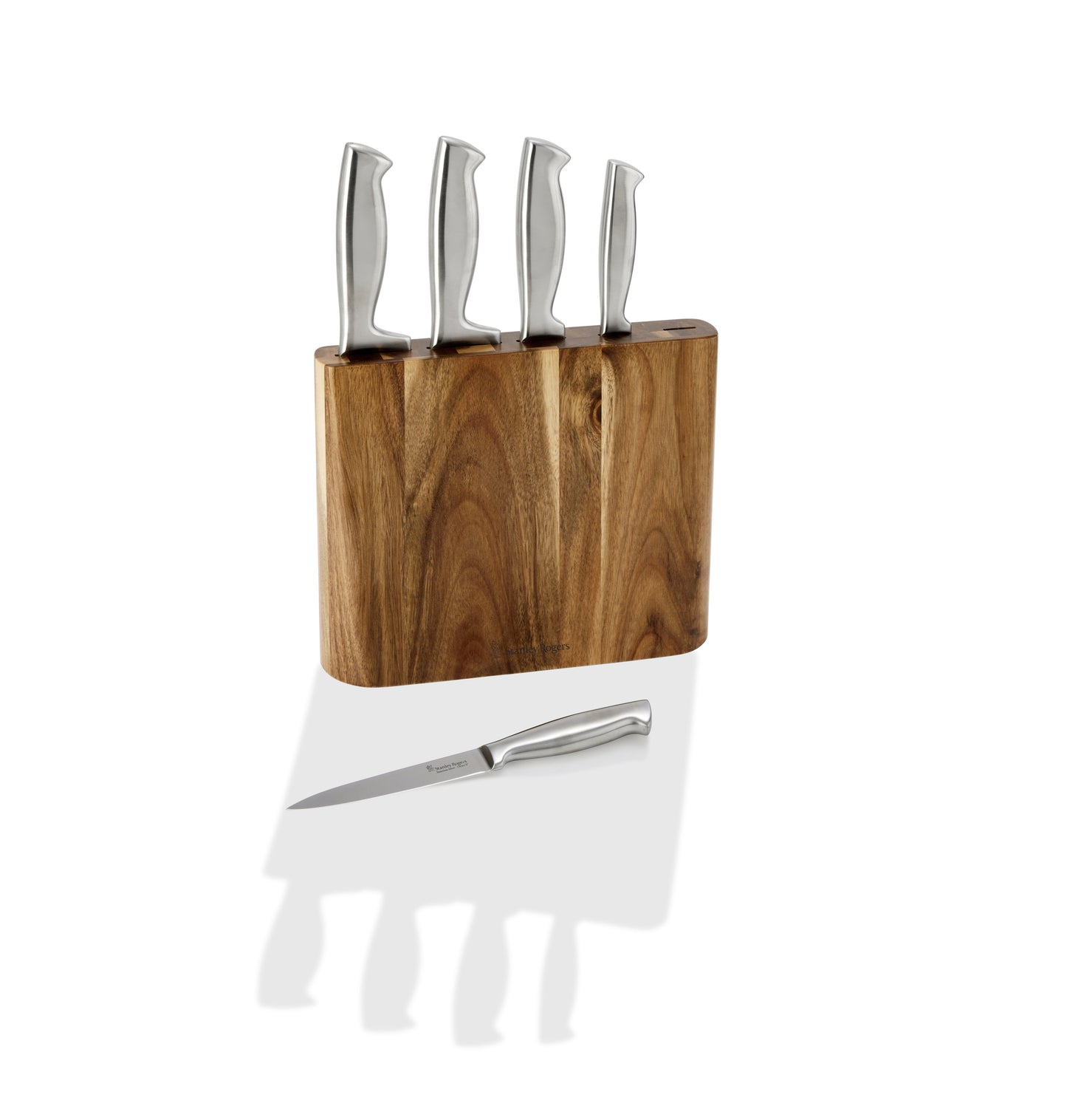 Slim Wedge Knife Block Set 6-Piece