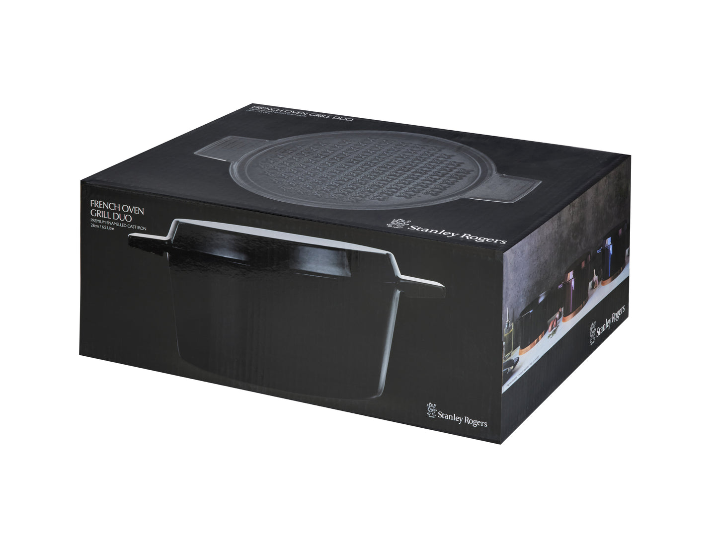 Stanley Rogers Cast Iron French Oven 28cm – Onyx
