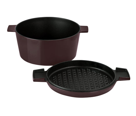 Stanley Rogers Cast Iron French Oven 28cm – Bordeaux