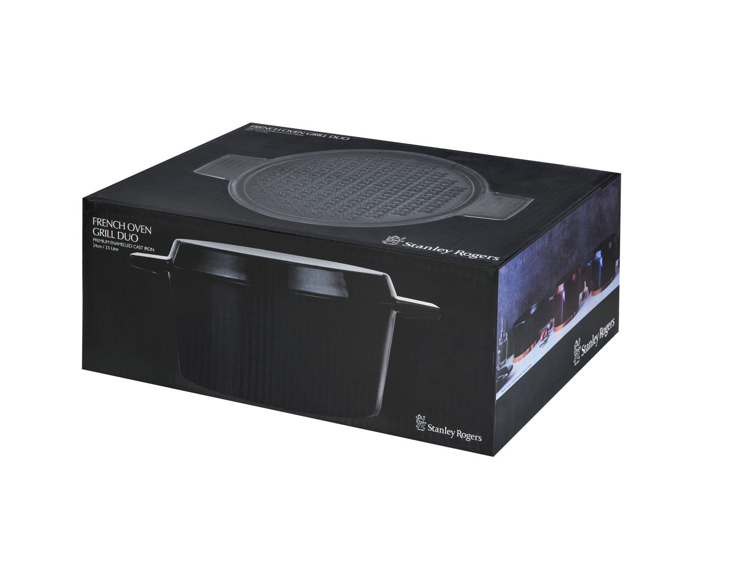 Stanley Rogers Cast Iron French Oven 24cm – Onyx