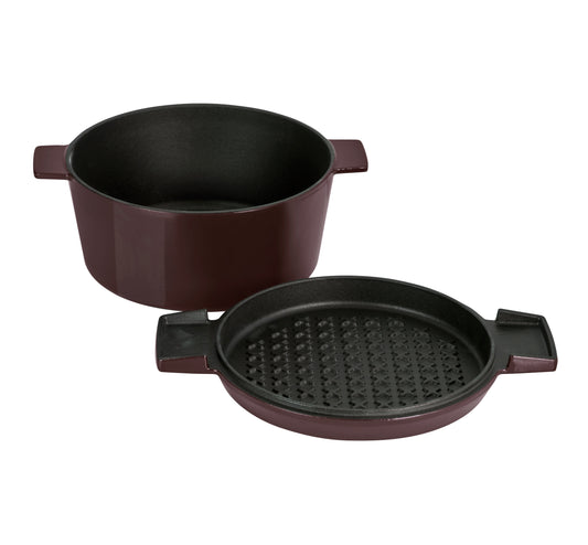 Stanley Rogers Cast Iron French Oven 24cm – Bordeaux