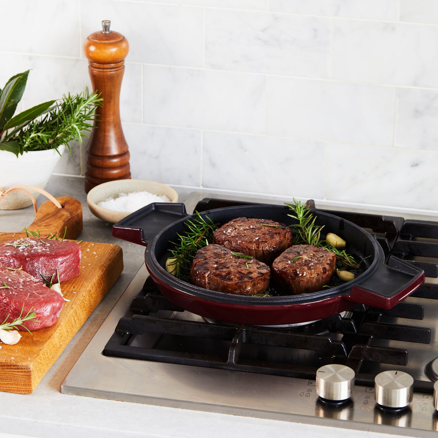 Stanley Rogers Cast Iron French Oven 24cm – Bordeaux