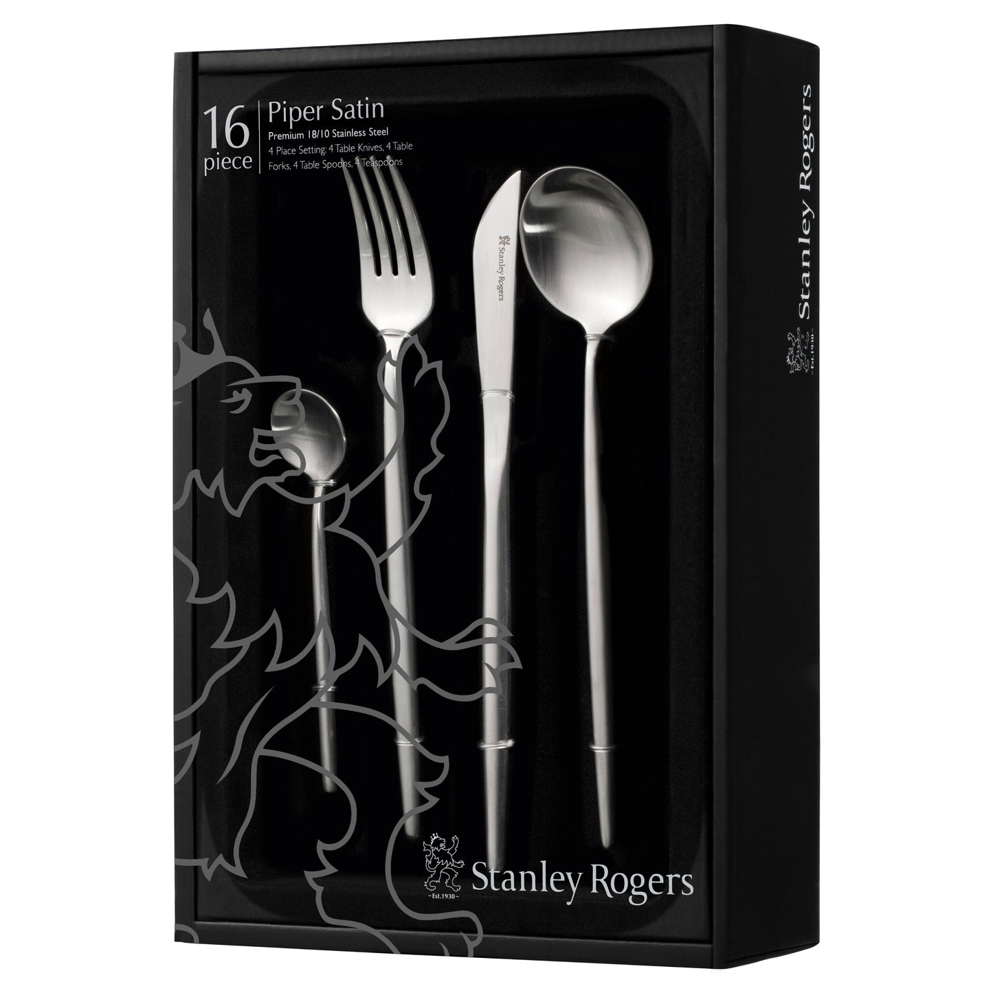Stanley Rogers Piper Satin 16-Piece Cutlery Set