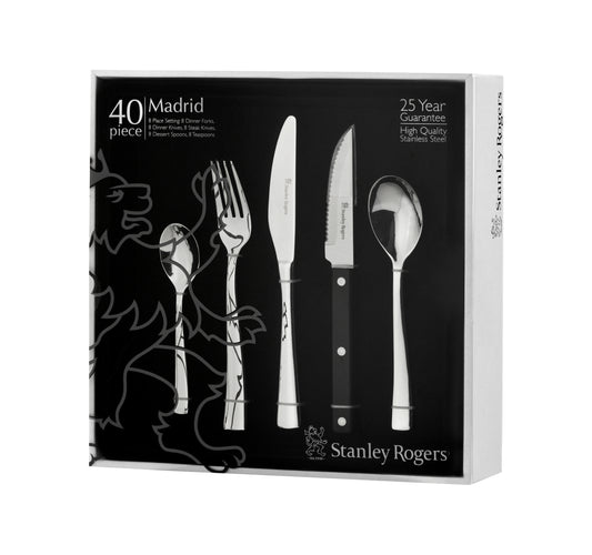 Stanley Rogers New Madrid 40-Piece Cutlery Set