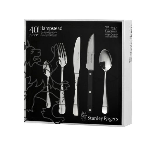 Stanley Rogers New Hampstead 40-Piece Cutlery Set