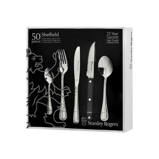 Stanley Rogers Sheffield 50-Piece Cutlery Set