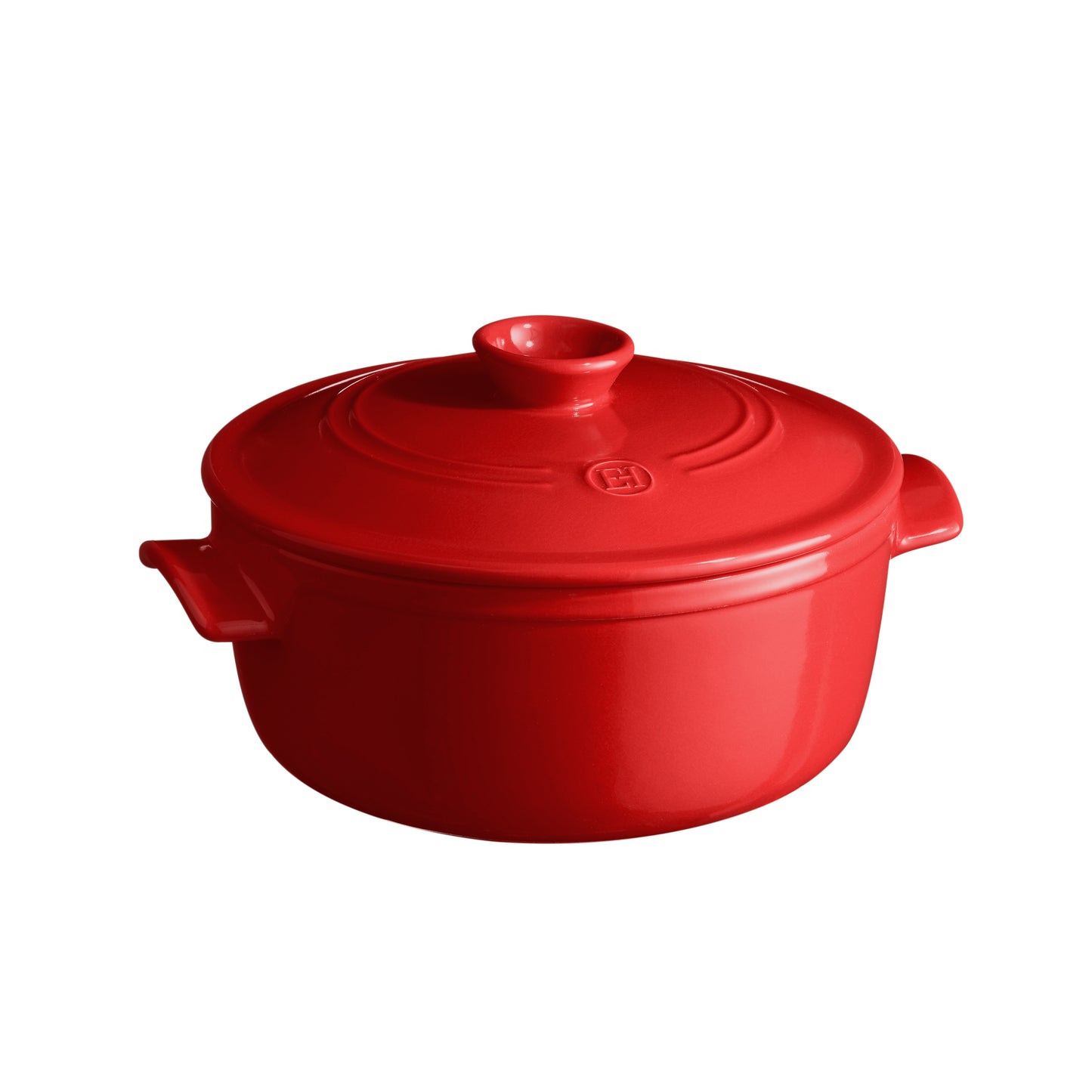 Emile Henry Round Casserole 5.0L – Burgundy