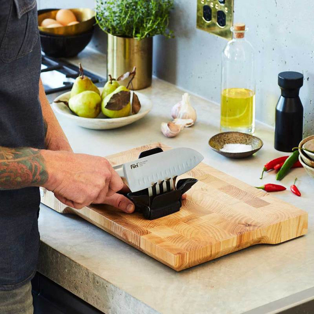 Furi Duo-Angled Block & 6 Knife Set